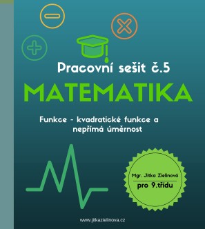 Matematika-Pracovní sešit č.5 Funkce-kvadrat a nepřímá ú